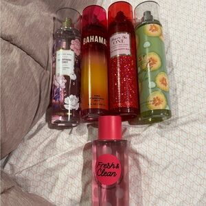 5 perfumes Bath & Body Works, Victoria’s Secret pink
